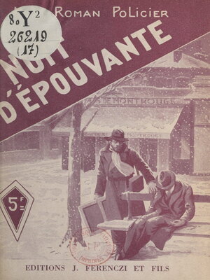 cover image of Nuit d'épouvante